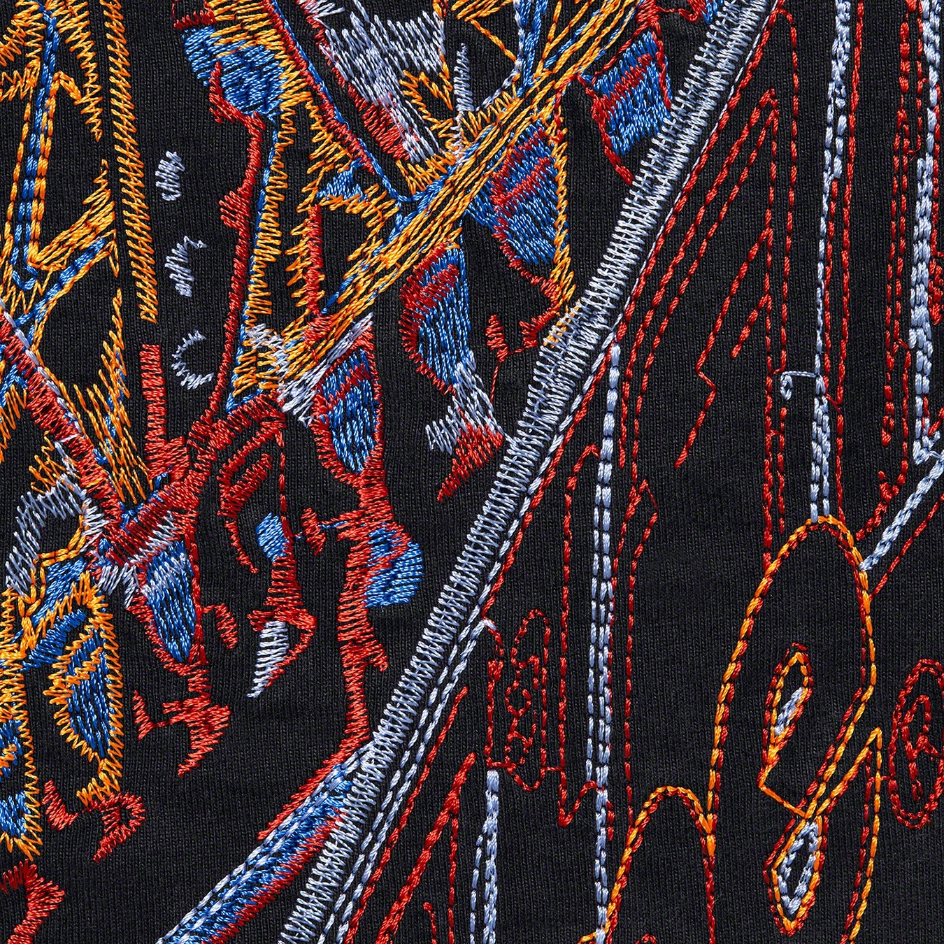 Bridge Embroidered S/S Top view 4